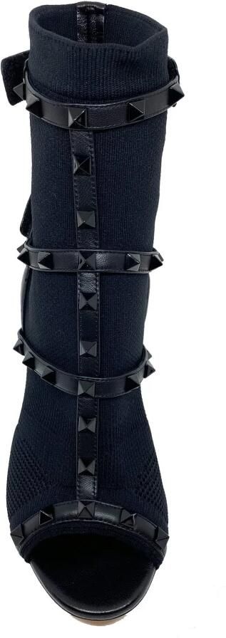 Valentino Garavani Rockstud Sock Hak Sandalen - Foto 1