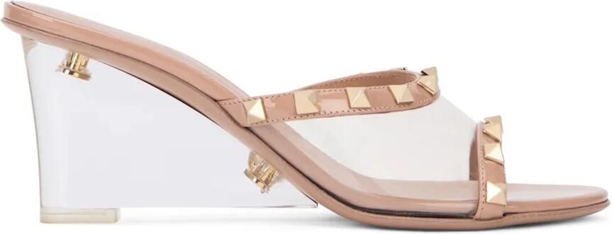 Valentino Garavani Rockstud Transparante Muiltjes