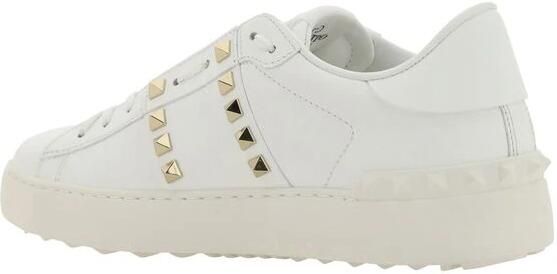 Valentino Rockstud Untitled leren sneakers White Dames - Foto 5