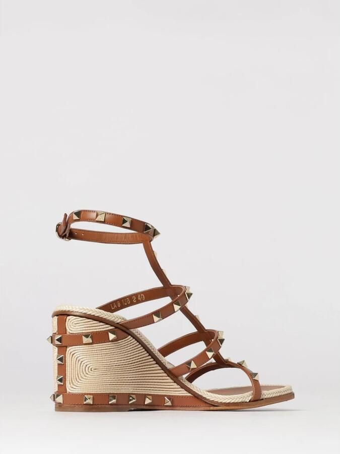Valentino Garavani Rockstud Wedge Sandaal - Foto 4