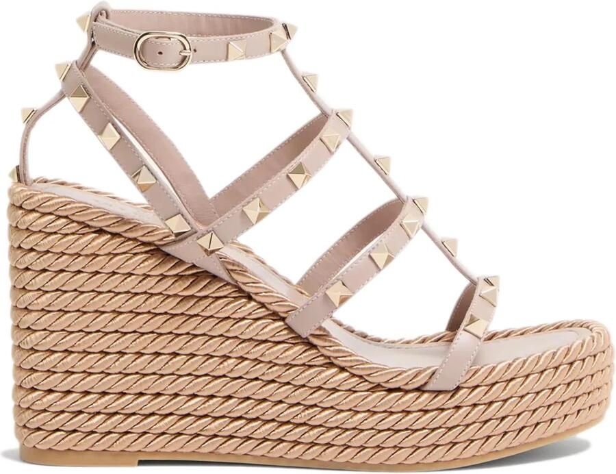 Valentino Garavani Rockstud Wedge Sandal