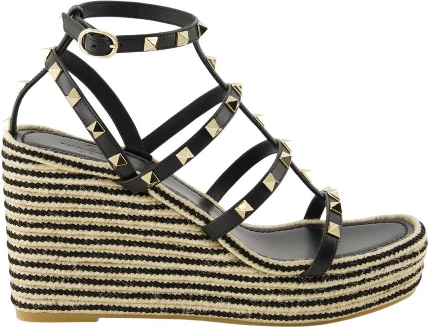 Valentino Garavani Rockstud Wedge Sandal