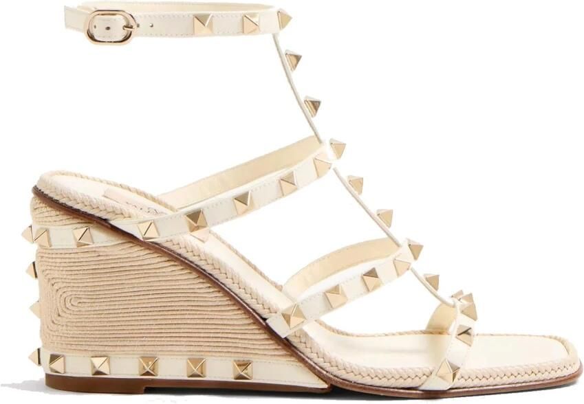 Valentino Garavani Rockstud Wedge Sandals