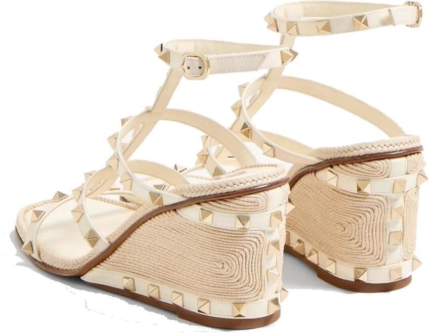 Valentino Garavani Rockstud Wedge Sandals - Foto 2