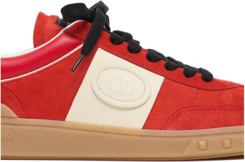 Valentino Garavani Rode sneakers met kenmerkende Rockstud-details - Foto 3