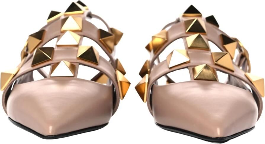 Valentino Garavani Ro Stud Kalfsleer Lage Ballerina - Foto 2