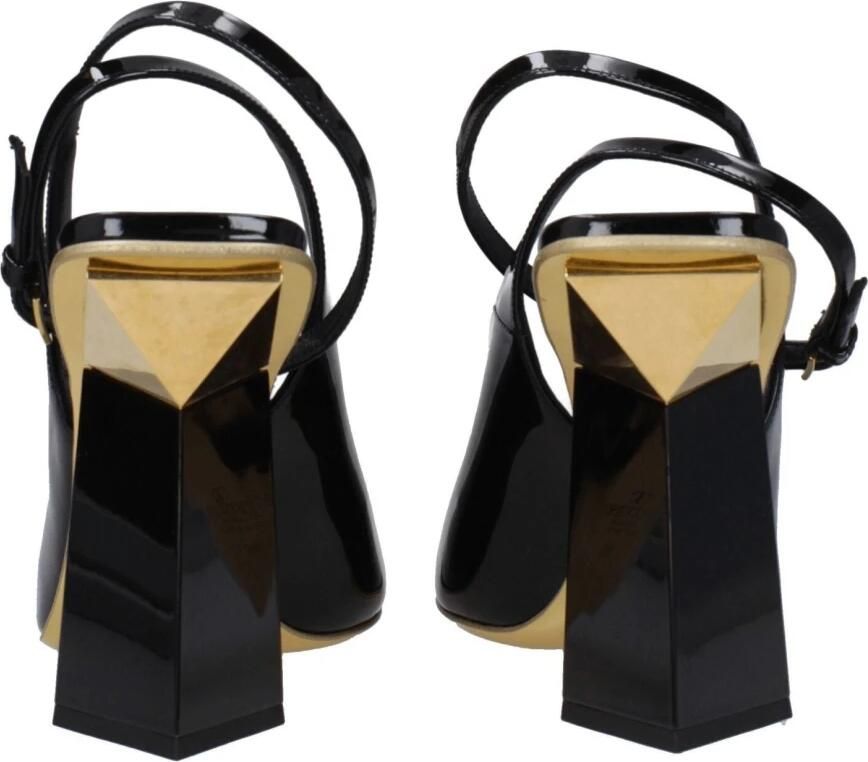 Valentino Garavani Hyper One Stud Pumps van Patentleer Black Dames - Foto 2