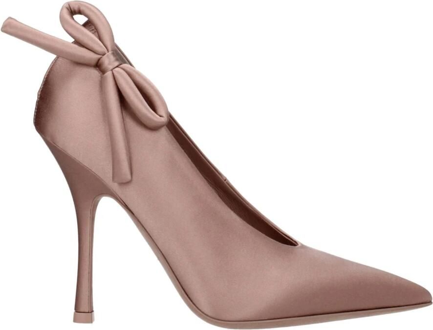 Valentino Garavani Roze Satijnen Hoge Hak Pumps - Foto 2