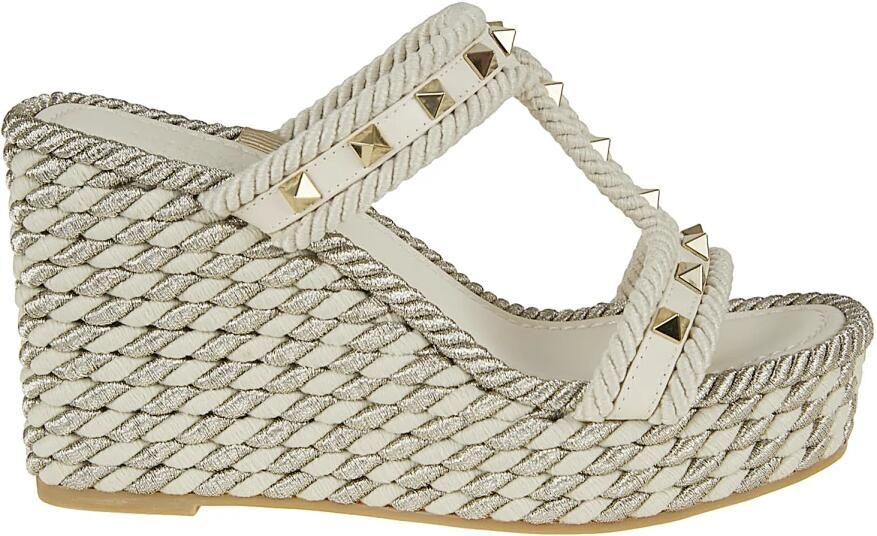 Valentino Garavani Slide Espadrillas Rockstud Torchon