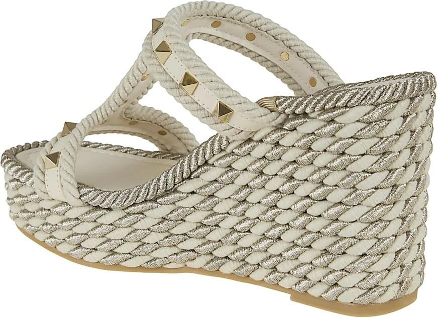 Valentino Garavani Slide Espadrillas Rockstud Torchon - Foto 2