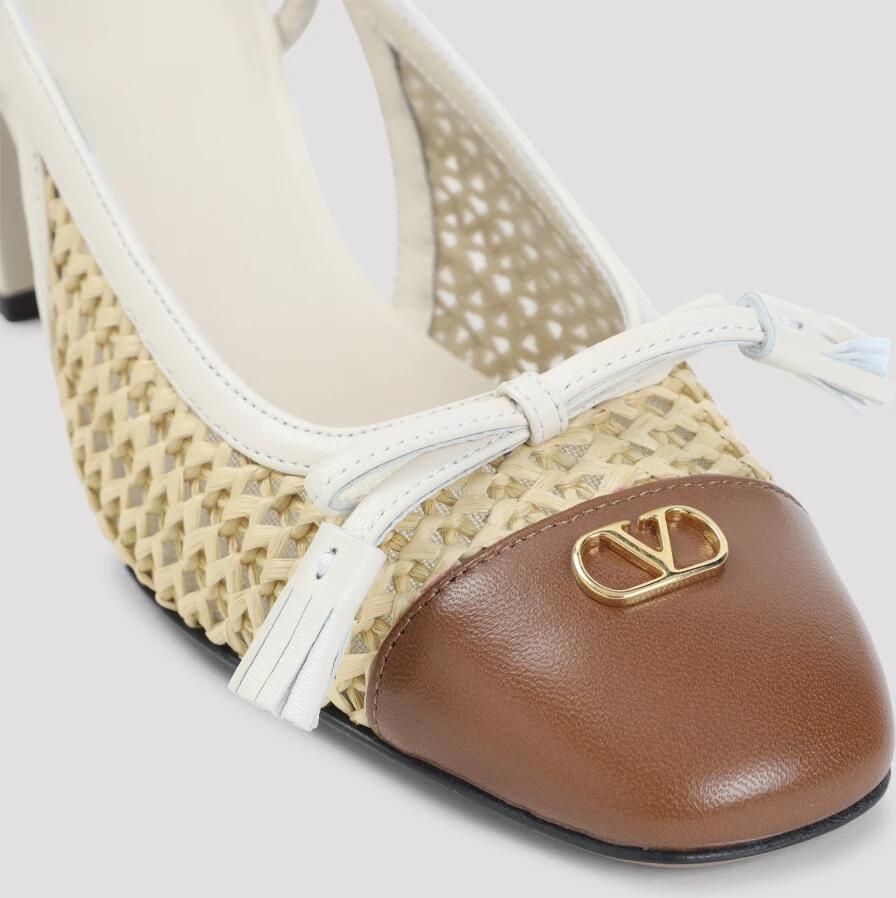 Valentino Garavani Slingback Pumps met Strikdetail - Foto 2
