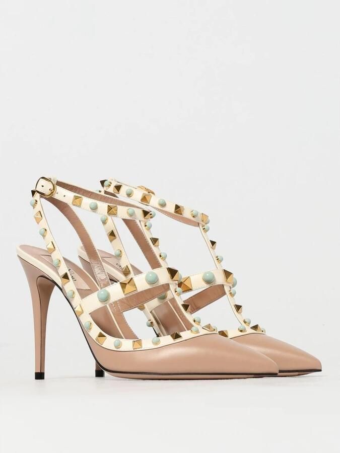 Valentino Garavani Studded Leather Court Shoes
