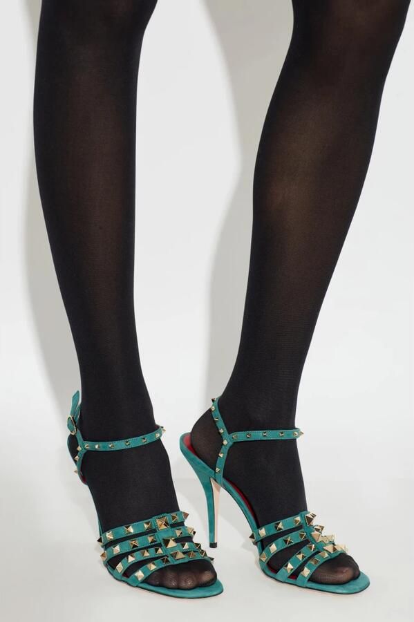 Valentino Garavani Suede Heeled Sandalen - Foto 4