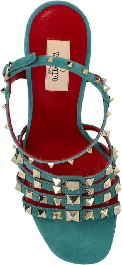 Valentino Garavani Suede Heeled Sandalen - Foto 6