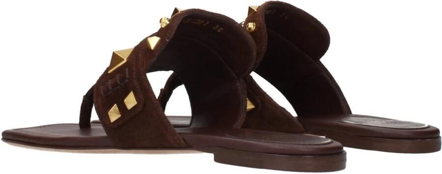 Valentino Garavani Sandalen Plaster Caster' Sandals – Brown in bruin - Foto 6
