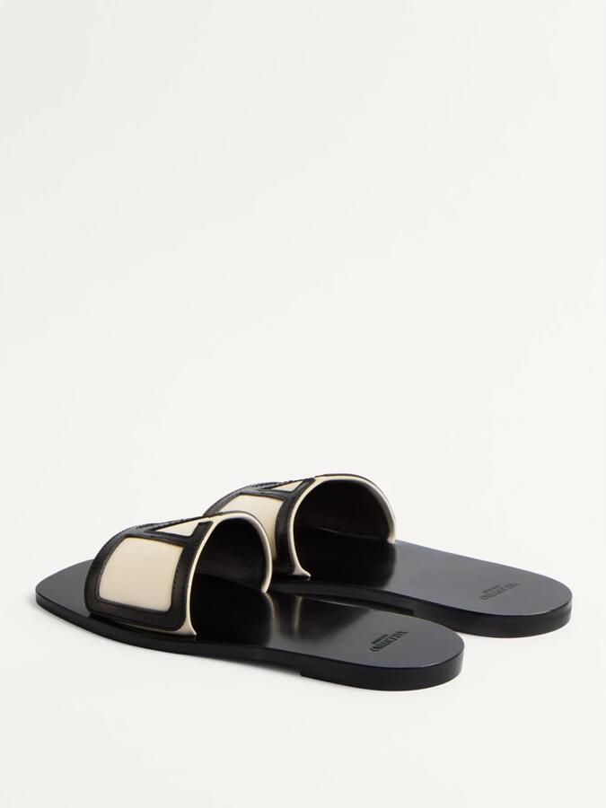 Valentino Garavani Sandalen Superstar' Slide Sandals – Black in zwart