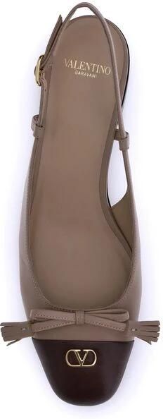 Valentino Garavani Stijlvolle Slingback Ballerina met Strik