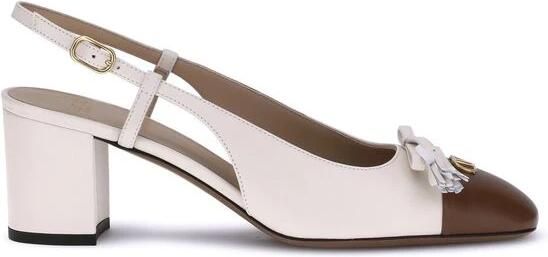 Valentino Garavani Elegante Slingback Hakken met Messing Logo - Foto 3