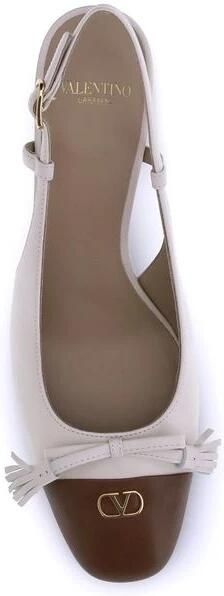 Valentino Garavani Elegante Slingback Hakken met Messing Logo - Foto 4