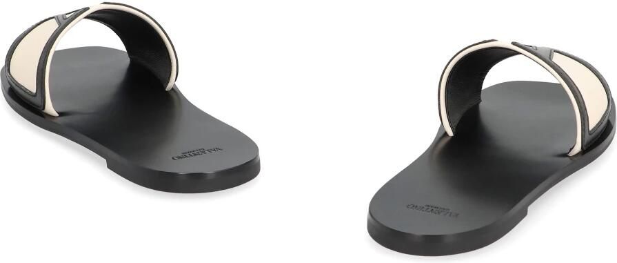 Valentino Garavani Sandalen Superstar' Slide Sandals – Black in zwart