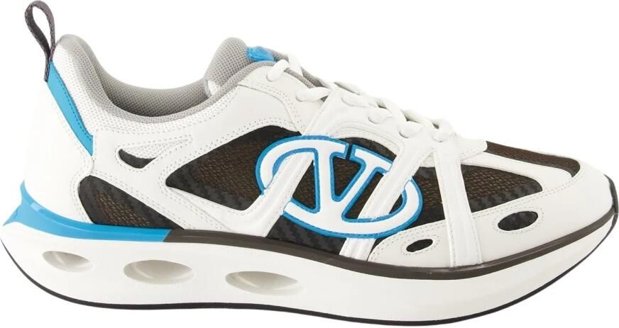 Valentino Garavani Witte Leren Sneakers Stijlvol Comfortabel