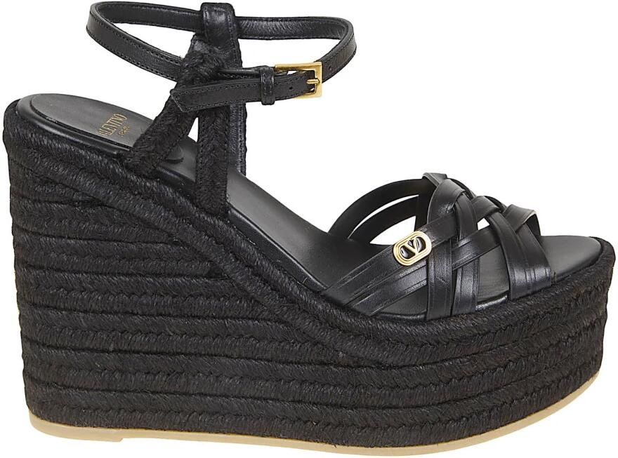 Valentino Garavani VLogo Espadrille Wedge Sandal