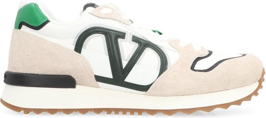 Valentino Garavani Low-top Sneakers met Suède Inzetstukken - Foto 3