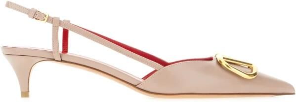 Valentino Garavani Vlogo Signature Calfskin Slingback Pump 40mm