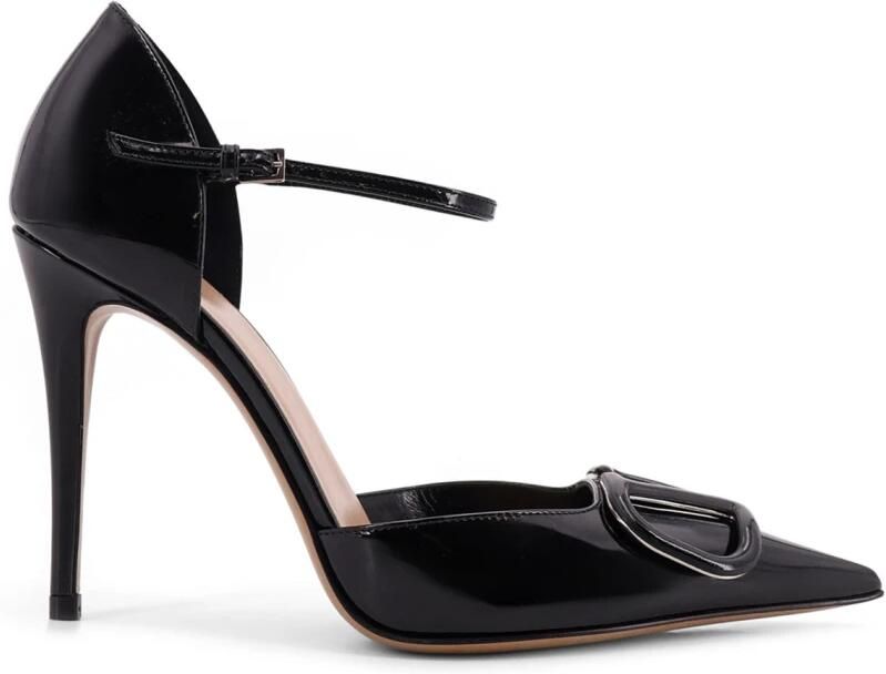 Valentino Garavani VLogo Signature D'Orsay Pump van gelakt leer