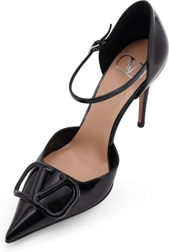 Valentino Garavani VLogo Signature D'Orsay Pump van gelakt leer - Foto 2