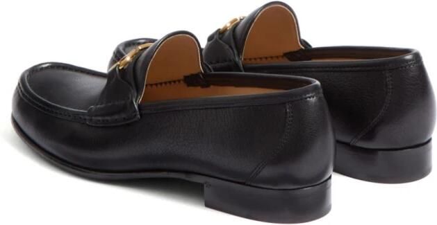 Valentino Garavani Zwarte platte schoenen VLogo Signature loafers Black Heren - Foto 3