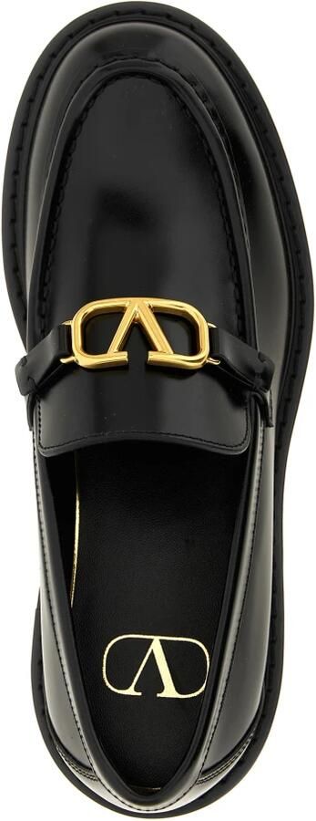 Valentino Garavani 'Vlogo Signature' Loafers in zwart - Foto 2