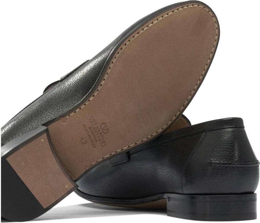 Valentino Garavani Zwarte Slip-On Platte Schoenen Ronde Neus - Foto 2
