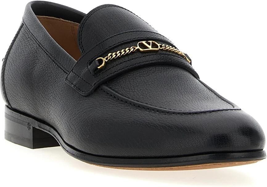 Valentino Garavani Zwarte Slip-On Platte Schoenen Ronde Neus - Foto 4