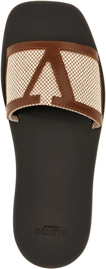 Valentino Superstar Square Toeline Slides Brown Dames - Foto 4