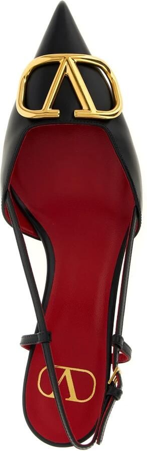 Valentino Garavani Vlogo Signature Slingback Pump van kalfsleer - Foto 2
