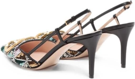 Valentino Garavani VLogo Signature Slingback Pumps met Borduurwerk 80mm - Foto 7