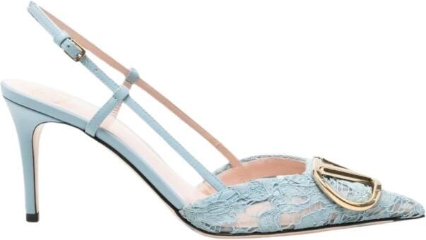 Valentino Garavani VLogo Signature Slingback Pumps van kant