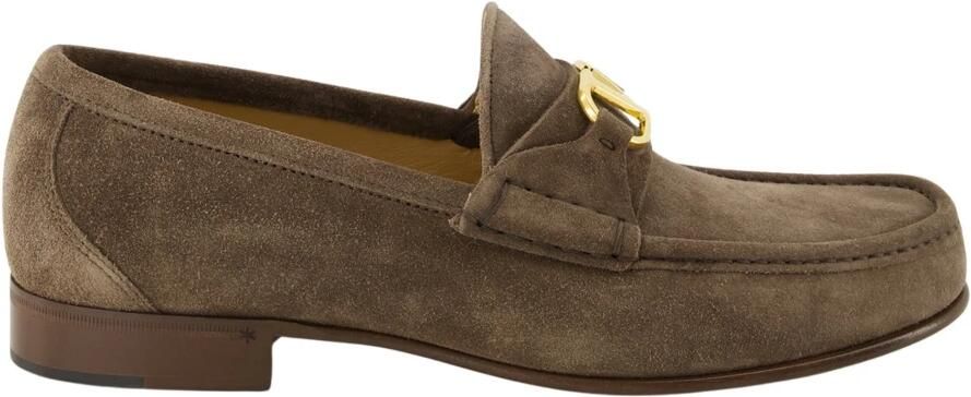 Valentino Garavani Vlogo Signature Suede Loafer