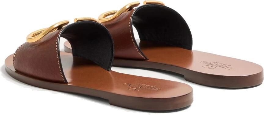 Valentino Garavani VLogo Signature Platte Sandalen