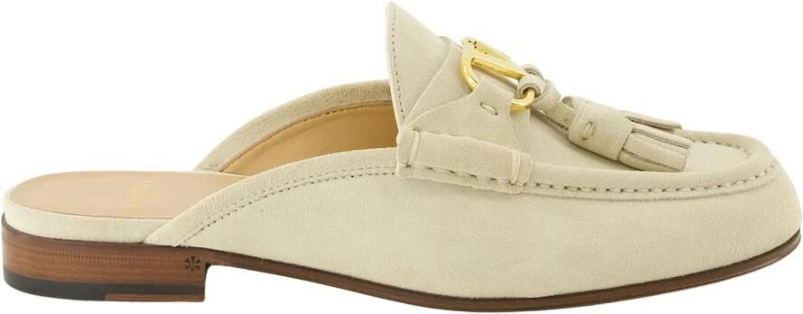 Valentino Garavani VLogo Suede Mules