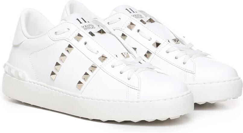 Valentino Rockstud Untitled leren sneakers White Dames - Foto 3