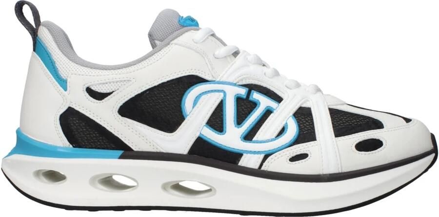 Valentino Garavani Witte Leren Sneakers Stijlvol Comfortabel