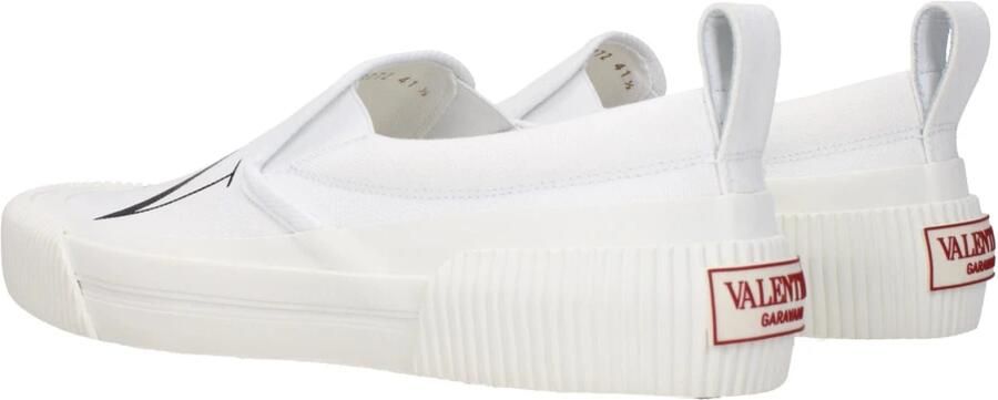 Valentino Garavani Witte Slip-On Loafers met Logo's - Foto 3