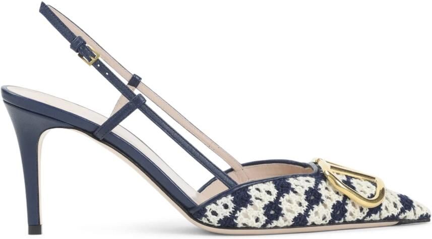 Valentino Garavani Worker Cotton Sling Back