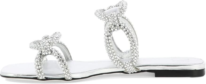 Valentino Garavani Zilveren Sandalen voor Vrouwen