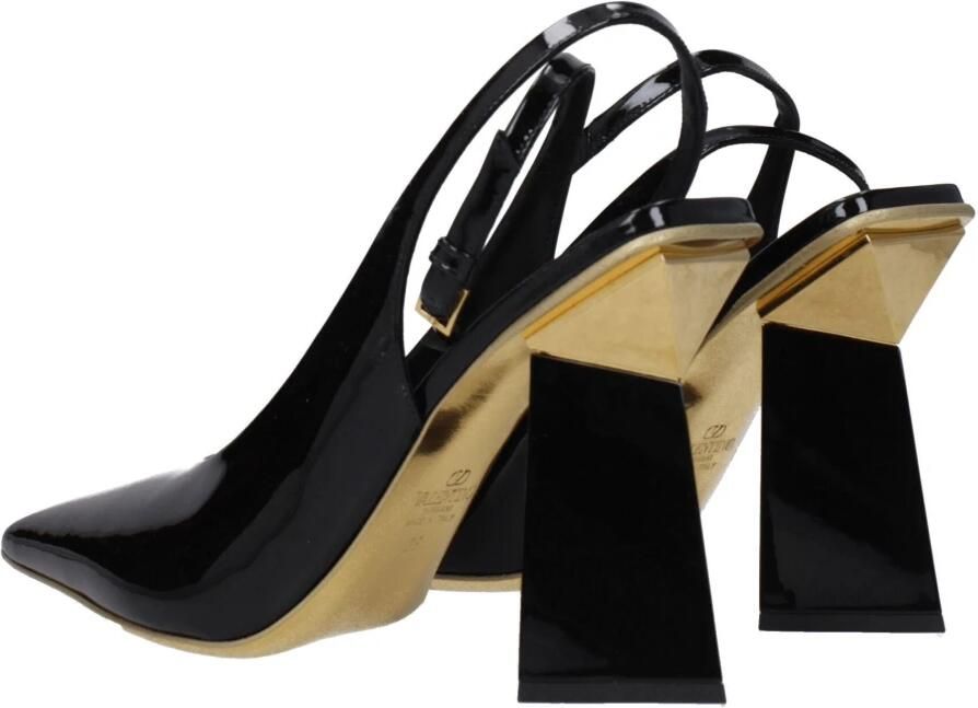Valentino Garavani Hyper One Stud Pumps van Patentleer Black Dames - Foto 3