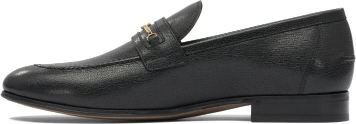 Valentino Garavani Zwarte Loafer Schoenen Vlogo Handtekening
