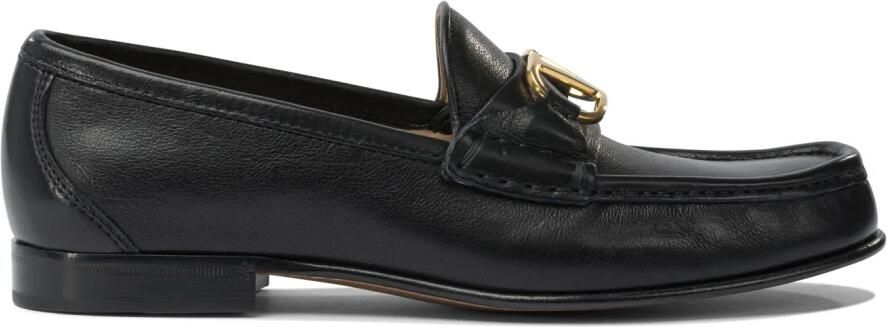 Valentino Garavani Zwarte Loafer Schoenen voor Vrouwen