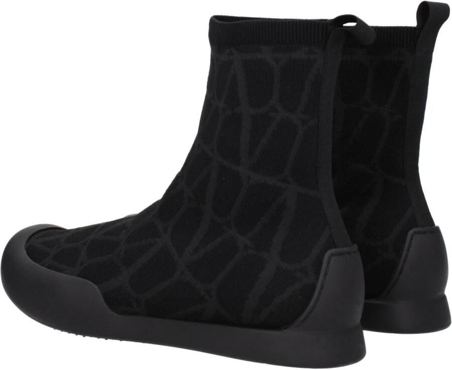 Valentino Garavani Zwarte Stoffen High Tops Sneakers - Foto 3